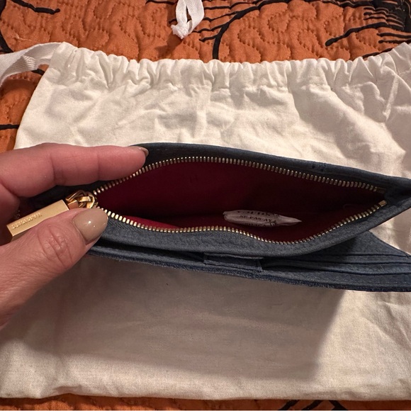 Hammitt Navy Wallet with Gold Accents - Picture 3 of 6